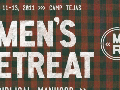 Retreat camp flannel manly men woods