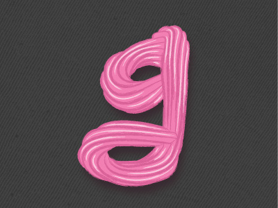 Icin"g" cake custom icing lettering pink yum