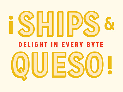 Ships And Queso Letters