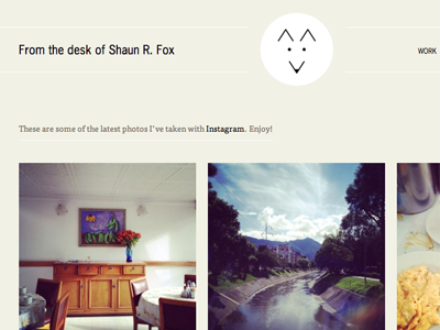 New Photo Page feed instagram photo responsive site