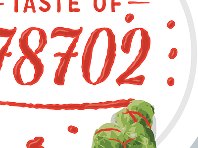 Sriracha Lettering - Taste Of 78702 brussels sprouts food lettering plate sriracha