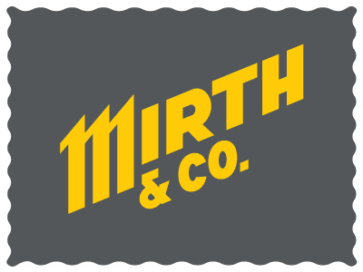 Mirth Lettering Update custom lettering mirth yellow