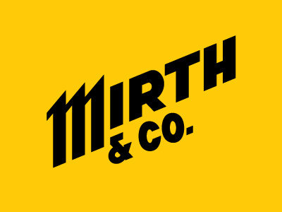Mirth Lettering 3 custom lettering mirth
