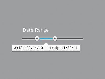 Range UI blue date input range site ui web