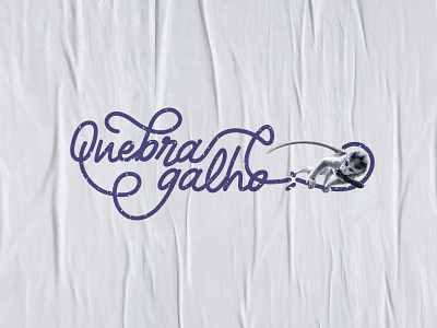 Quebra Galho brasil design expressoesbrasileiras hand type handmadefont lettering portugues type typography