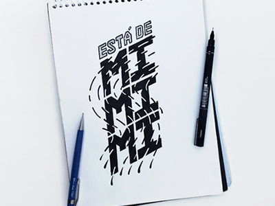 Mimimi2 brasil design estademimimi expressoesbrasileiras hand type handmadefont lettering portugues type