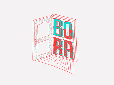 Bora bora brasil colors design designs expressoesbrasileiras hand-type handmadefont identity illustration lettering portugues type typography