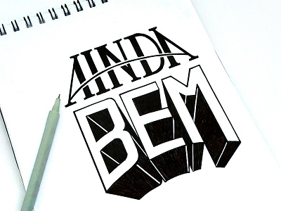 Ainda Bem brasil design expressoesbrasileiras hand type handmadefont lettering portugues type typography