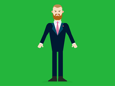 Connor Mcgregor animation character conor design fighter gif green mcgregor ufc