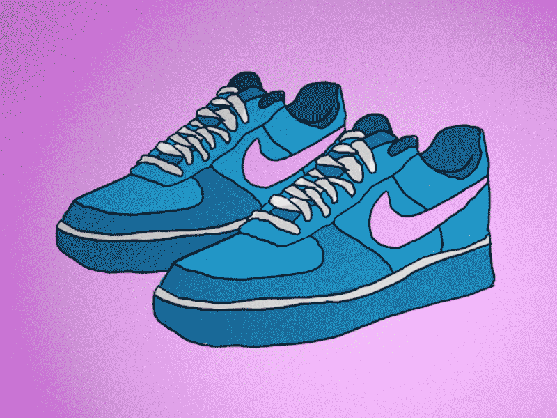 Nike Air Force 1 illustration nice nike nike air max photoshop shoes sketch sport train trainers