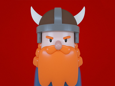 Viking animation c4d character cinema4d dribbble illustration octane viking