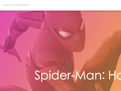 Daily UI Day 3: Landing Page daily ui design landing page spider man ui user experience ux