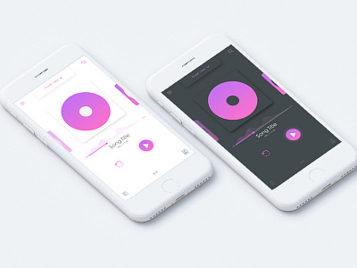 Daily UI Day 9: Music Player dailyui iphone mock up music player ui user experience user interface ux