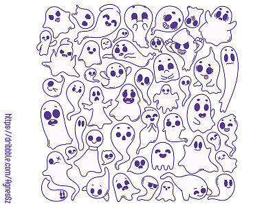 Ghost doodles