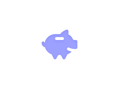 Piggy Bank app baank bank banking concept fintech icon iphone mobile pig piggy saving