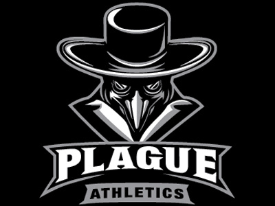 Plague Doctor logo design vector athletics mma sports logo mixed martial arts