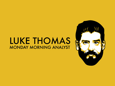 Luke Thomas MMA Podcast illustrator mma podcast portrait vector