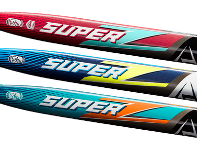 Louisville Slugger Super Z Bat Graphics baseball design graphic logo louisvillelsugger slowpitch speed