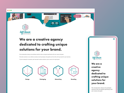 Left Brain Creative – Website design