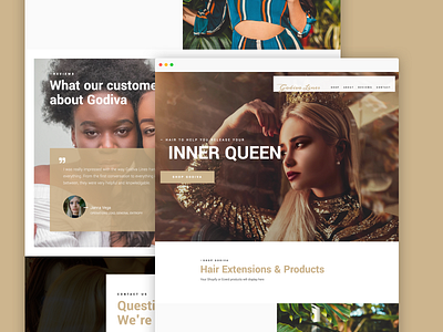 Godiva Lines – Website design