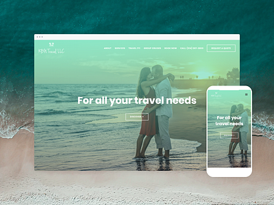 KBN Travel – Website design ai ai web design ai website clean hero section simple typography website website design