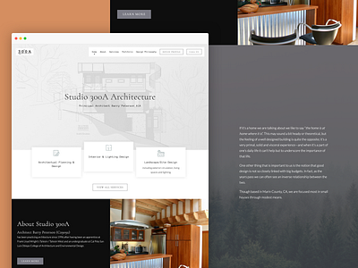 Studio 300A website design