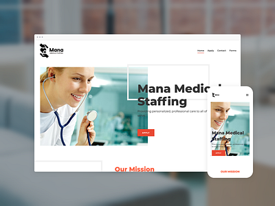 Mana Medical website design