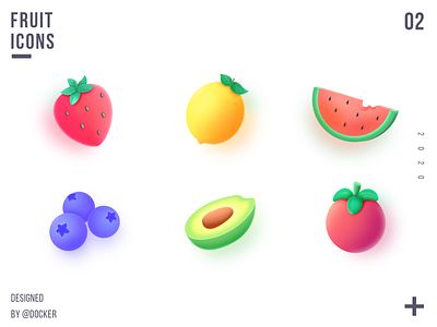 Fruit Icons icon design icons