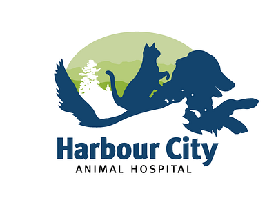 Harbourcity Logo branding design illustration logo