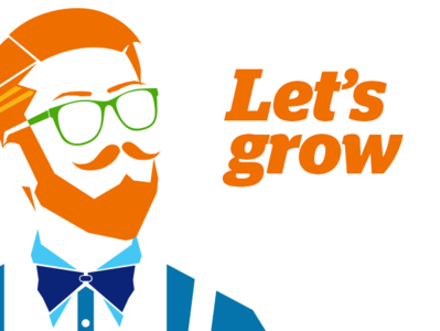 AT&T Movember branding design illustration typography