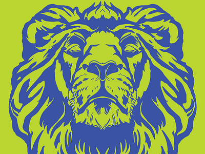 Lion Face illustration illustration illustrator lion paint pencil sketch