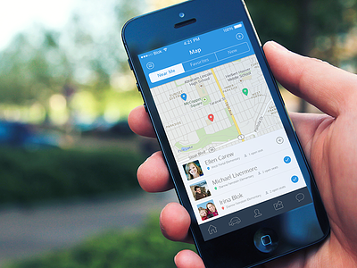 Carpooling App ios7 iphone