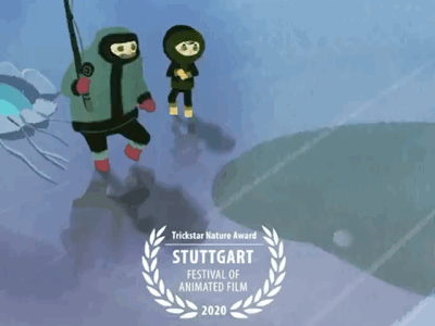 Trickstar Nature Award adventure animation ice foe nature northern lights short film