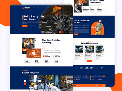 Indesign – Factory & Industrial PSD Template