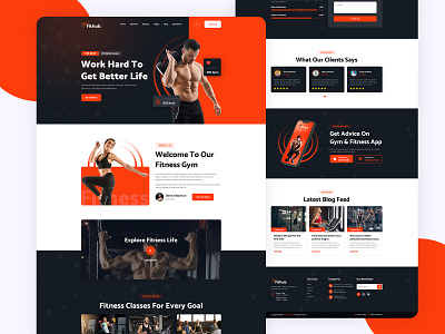 Fithub - Gym & Fitness PSD, HTML DOWNLOAD FILE