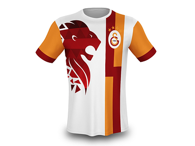 Galatasaray Tshirt Design design football galatasaray lion sport tshirt