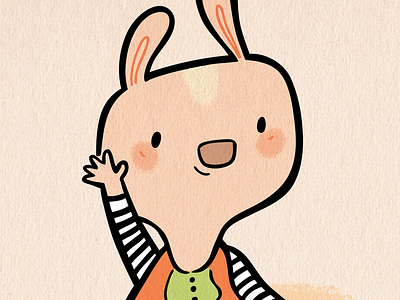 Abaline bunny character character design childrens illustration development illustration