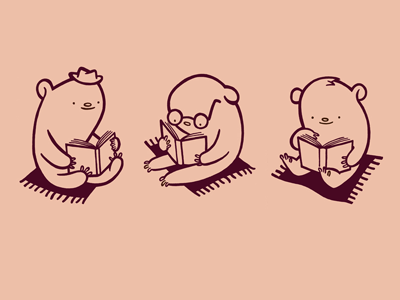 Bibliobears Pink Tee