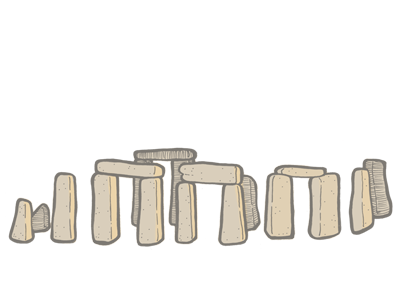 Stonehenge illustration monument rock stonehenge