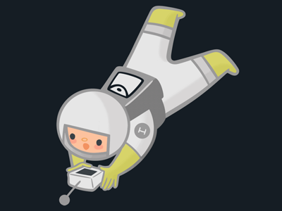 Astroboy astronaut boy character cute illustration space