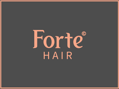 Forte Logo - hair product compnay