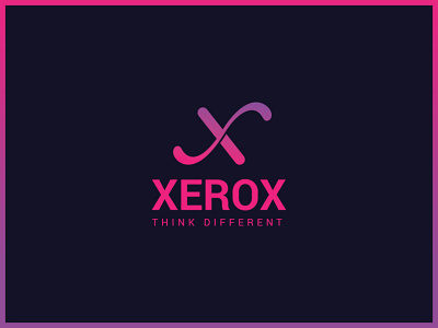 Xerox clean dribbble best shot dribbble new shot illustration logo vector