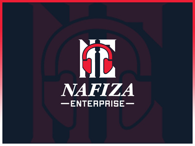 NAFIZA ENTERPRISE branding clean dribbble best shot dribbble new shot illustration logo vector