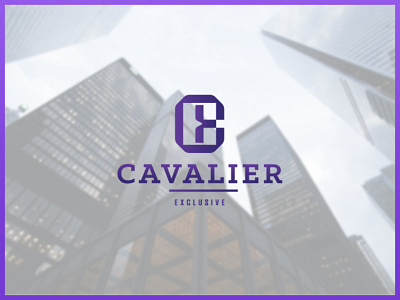 CAVALIER LOGO branding clean dribbble best shot flat logo vector