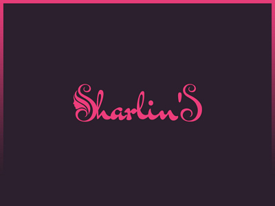 Sharlins branding clean design dribbble best shot dribbble new shot flat logo vector