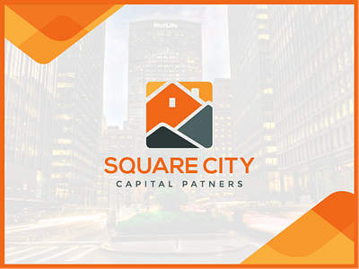 Square City brand branding building clean dribbble best shot dribbble new shot flat ho chi minh city home logo icon real estate typography vector