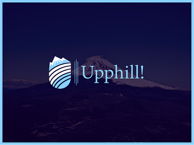 Upphill Logo brand branding clean design dribbble best shot dribbble new shot flat icon illustration lettering logo logo mark logodesign minimal salmanbillal type typography vector