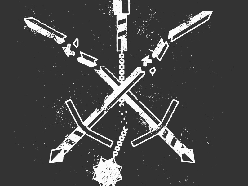 The Lord is a Warrior faith bible weapons swords sword