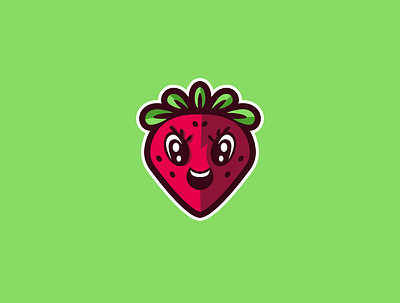 Strawberry branding esports esportslogo gaminglogo logo logodesign