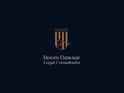 R&D Monogram arabic brand branding calligraphy design lettering logo typography